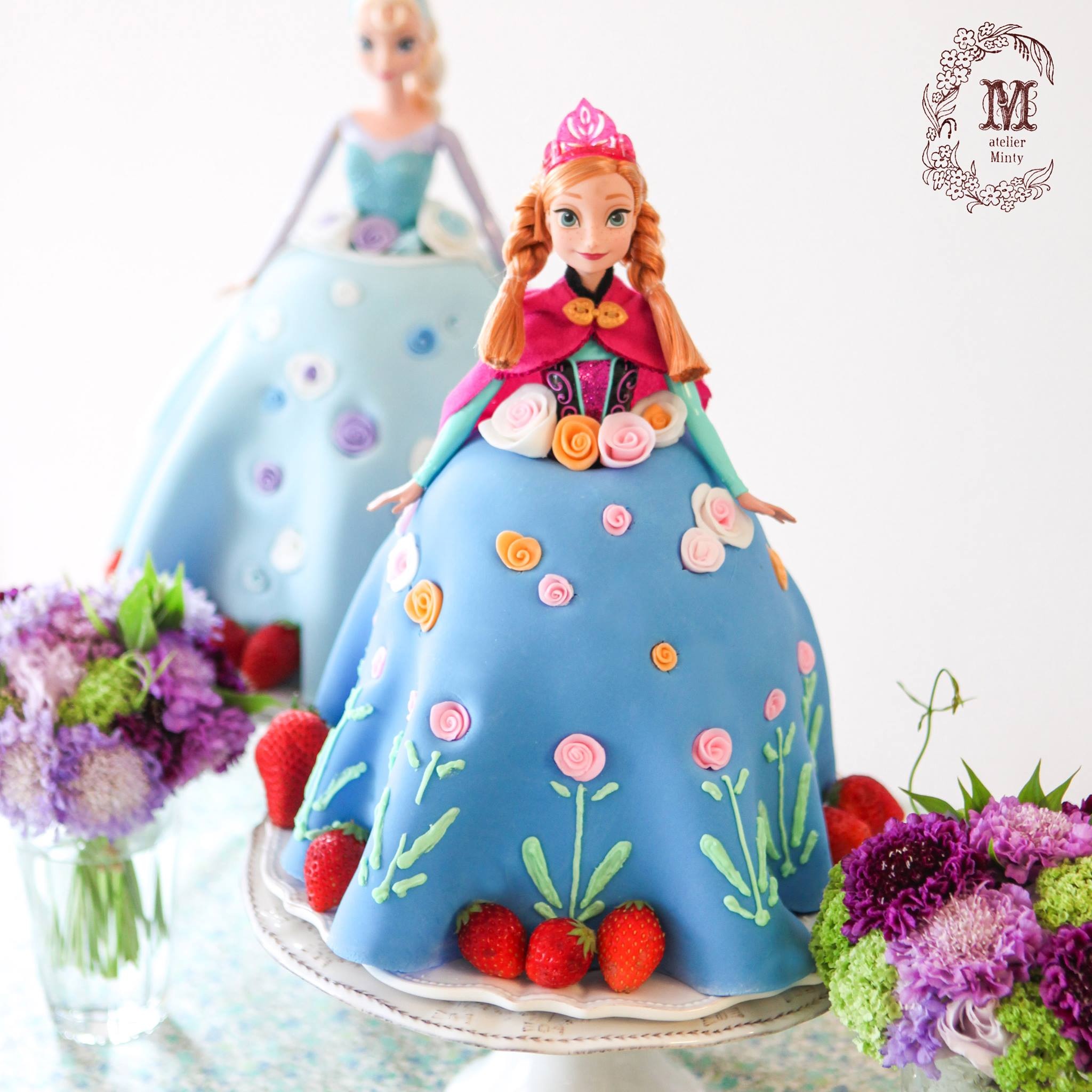 アナと雪の女王のプリンセスケーキ Atelier Minty